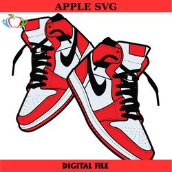 jordans .png file. stencil ready to cut. lineart. svg