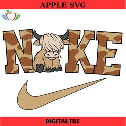 highland cow, cute cow svg, png, cut file, iron on, transfer, sublimation digital instant download