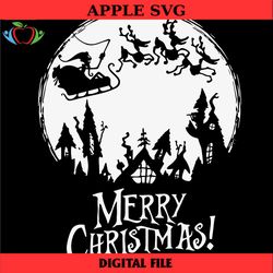 jack skellington santa christmas svg, jack skellington svg, merry christmas svg