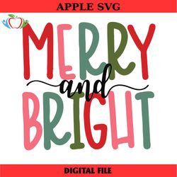 merry and bright svg, quote xmas svg, christmas quote svg, most likely svg