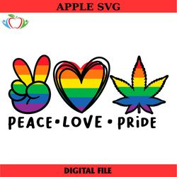 peace love pride svg, gay pride svg, lgbt svg, gay svg, pride svg, rainbow svg, lesbian svg