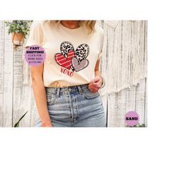 graphic tee for woman, leopard print valentines day shirts for woman, cute heart xoxo shirt,woman tshirt, woman funny g