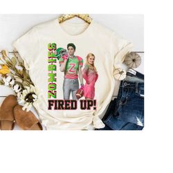 disney zombies fired up tshirt, fired up zombies shirt, magic kingdom, disneyland family trip vacation 2023 gift unisex