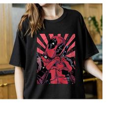 marvel deadpool closed hand heart shirt, marvel family party gift, disneyland family matching shirts, disney world trip