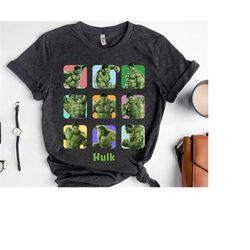 marvel incredible hulk tshirt, hulk emotions shirt, hulk moods tee, marvel avengers, disneyland disney world tee unisex