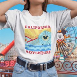 california adventure illustration t-shirt