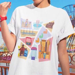 california adventure retro 90s style t-shirt