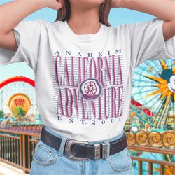 california adventure university style t-shirt