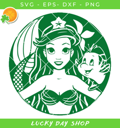 ariel svg, little mermaid svg, svg, life in the bubble svg - lucky day