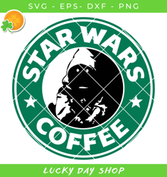 star wars jawa cofee logo svg, starbucks jawa svg, star wars jawa svg - lucky day