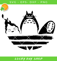 totoro adidad svg, totoro svg, disney svg, adidasss logo svg - lucky day