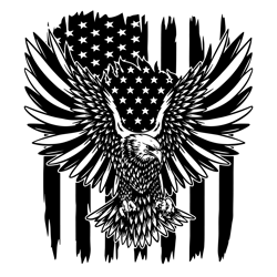 eagle with american flag svg, american flag svg, eagle svg