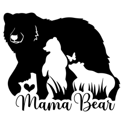 mama bear svg png eps pdf files, bear mama svg, mama baby bear