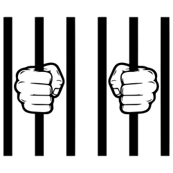 prison bars svg, jail bars svg, jailed, imprisoned, black bars