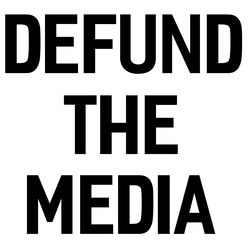 defund the media gift for media lover, trending svg, tv show svg,fake news, political, protest, social distance