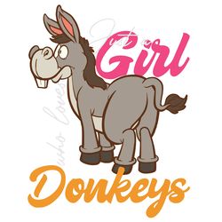 just a girl who love donkeys, trending svg, donkey svg, donkey gift, donkey shirt, donkey lover gift,
