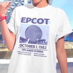 epcot retro world tour style t-shirt