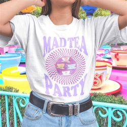 mad tea party 70s style t-shirt