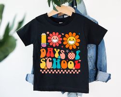 happy 100 days of school shirt, 100 days celebration shirt, school 100 days shirt, teacher 100 days of school outfit, ki