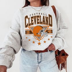 vintage cleveland football sweatshirt, retro cleveland football shirt, vintage cleveland women shirt, cleveland toddler