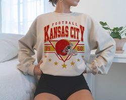 vintage kansas city football sweatshirt, kansas city football shirt, kansas city football women shirt, kansas city footb