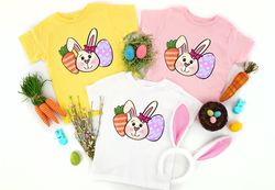 bunny egg carrot shirt, easter shirt, easter kids shirt, cute rabbit shirt, little bunny shirt, cute easter shirt, easte