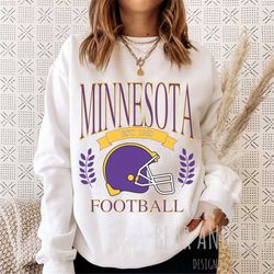 minnesota football sweatshirt, vintage minnesota crewneck, retro football shirt, mens and womens sweatshirt, throwback m