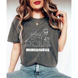 mom baby dinosaurs shirt for mothers day, mamasaurus shirt, gift for mom, baby dinosaur shirt, mothers day matching shir