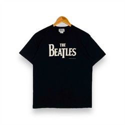 rare vintage 2001 the beatles band t shirt medium size tour promo album