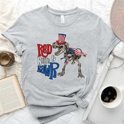 red white rawr shirt, family 4th of july tee, toddler 4th of july shirt, fourth of july shirt, patriotic shirt, 4th of j