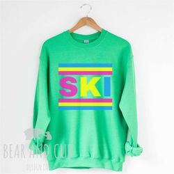 ski sweatshirt, ski resort crewneck, ski trip shirt, retro ski sweatshirt, 80s ski resort shirt, 90s ski resort shirt, t