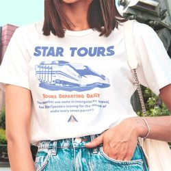star tours graphic t-shirt