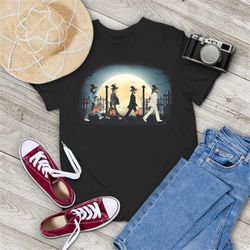 the beatles abbey road halloween vintage t-shirt, halloween shirt, the beatles shirt, music lovers shirt, gift tee for y
