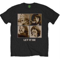 the beatles let it be john lennon rock official tee t-shirt mens unisex