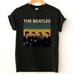 the beatles retro vintage shirt, the beatles gift shirt idea, unisex gift shirt for men and women