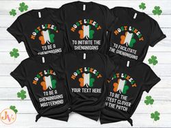 st patricks day most likely to shirts, best friend matching st pattys day group shirts, girls trip shirts ireland, irish
