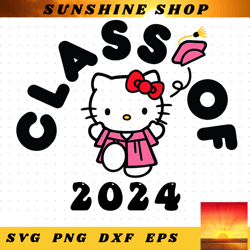 hello kitty class of 2019 graduation seniors png download copy