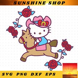 hello kitty derby horseback riding png download copy