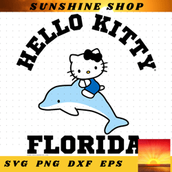 hello kitty florida dolphin tee shirt copy