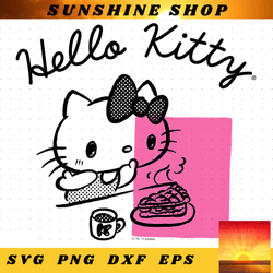 hello kitty hand sketched pie shirt copy