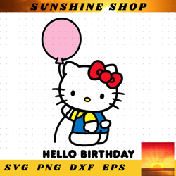 hello kitty hello birthday png download copy