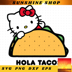 hello kitty hola tacos png download copy