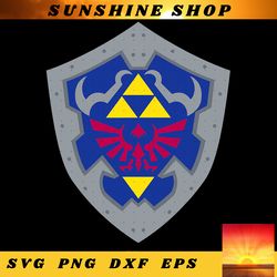 legend of zelda hylian shield simple graphic png, digital download, instant png, digital download, instant