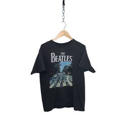 vintage y2k the beatles abbey road band t shirt