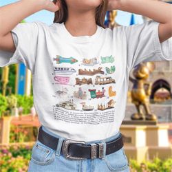 wdw attraction vehicles t-shirt