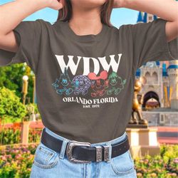 wdw park icons retro cartoon t-shirt