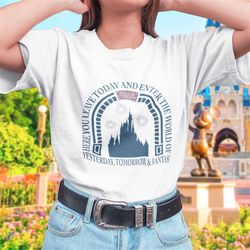 yesterday, tomorrow and fantasy archway t-shirt