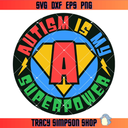 autism is my superpower svg, autism awareness svg, autism