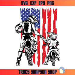 father and son svg, us motocross svg, extreme adventure svg