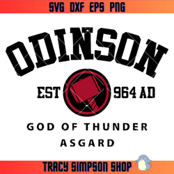 god of thunder odinson svg, thor logo svg, super hero logos